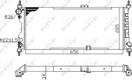 NRF 507522A - Radiators, Motora dzesēšanas sistēma autodraugiem.lv