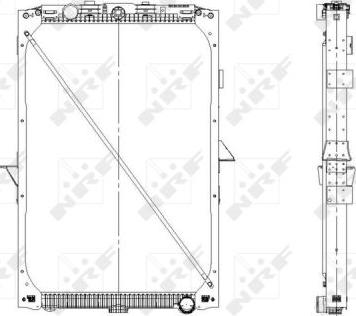 NRF 519559X - Radiators, Motora dzesēšanas sistēma autodraugiem.lv