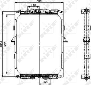 NRF 519551 - Radiators, Motora dzesēšanas sistēma autodraugiem.lv