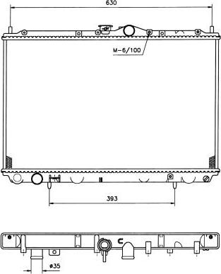 NRF 519517 - Radiators, Motora dzesēšanas sistēma autodraugiem.lv