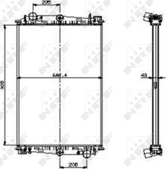 NRF 519586 - Radiators, Motora dzesēšanas sistēma autodraugiem.lv