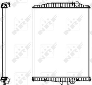 NRF 519701 - Radiators, Motora dzesēšanas sistēma autodraugiem.lv