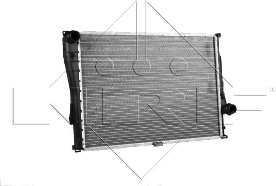 NRF 51597 - Radiators, Motora dzesēšanas sistēma autodraugiem.lv