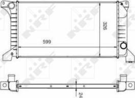 NRF 516212 - Radiators, Motora dzesēšanas sistēma autodraugiem.lv