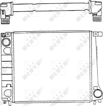 NRF 51349 - Radiators, Motora dzesēšanas sistēma autodraugiem.lv