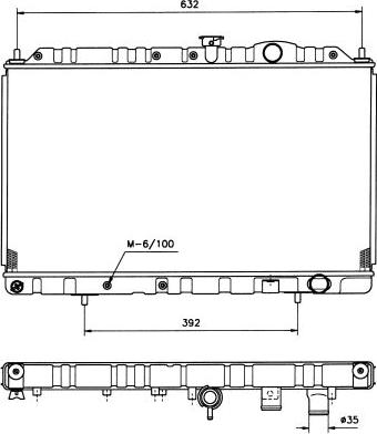 NRF 513485 - Radiators, Motora dzesēšanas sistēma autodraugiem.lv