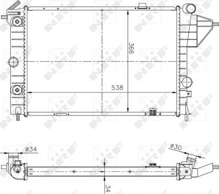 NRF 513508A - Radiators, Motora dzesēšanas sistēma autodraugiem.lv