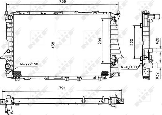 NRF 51317 - Radiators, Motora dzesēšanas sistēma autodraugiem.lv