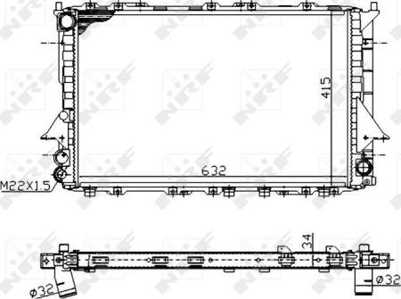 NRF 51320A - Radiators, Motora dzesēšanas sistēma autodraugiem.lv