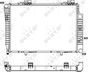 NRF 51286 - Radiators, Motora dzesēšanas sistēma autodraugiem.lv