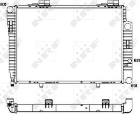 NRF 51286 - Radiators, Motora dzesēšanas sistēma autodraugiem.lv