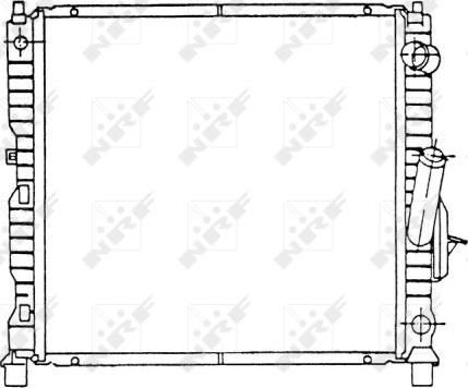 NRF 58942 - Radiators, Motora dzesēšanas sistēma autodraugiem.lv