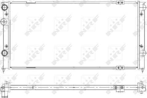 NRF 58929 - Radiators, Motora dzesēšanas sistēma autodraugiem.lv