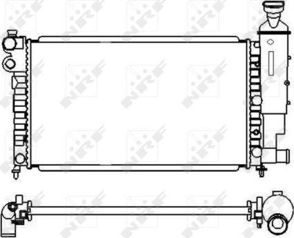 NRF 58920 - Radiators, Motora dzesēšanas sistēma autodraugiem.lv