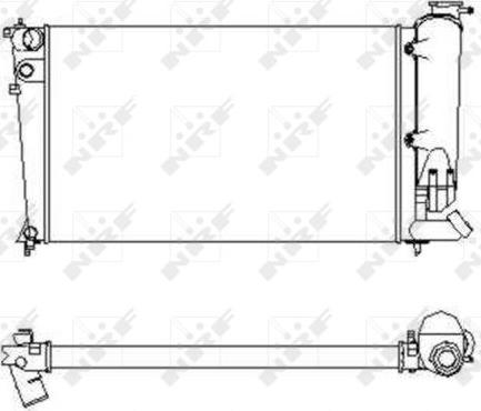 NRF 58922 - Radiators, Motora dzesēšanas sistēma autodraugiem.lv