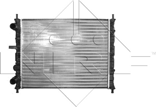 NRF 58017 - Radiators, Motora dzesēšanas sistēma autodraugiem.lv