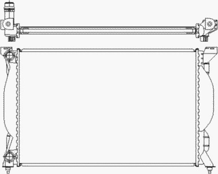 NRF 58141 - Radiators, Motora dzesēšanas sistēma autodraugiem.lv