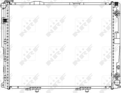 NRF 58156 - Radiators, Motora dzesēšanas sistēma autodraugiem.lv