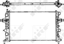 NRF 58176 - Radiators, Motora dzesēšanas sistēma autodraugiem.lv