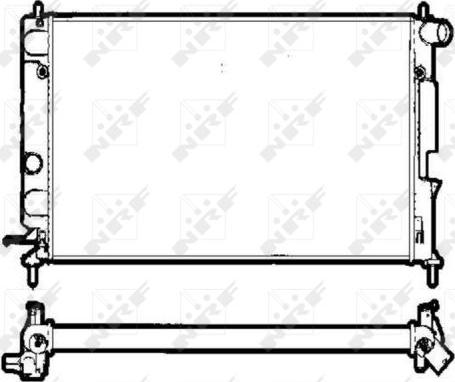 NRF 58290 - Radiators, Motora dzesēšanas sistēma autodraugiem.lv