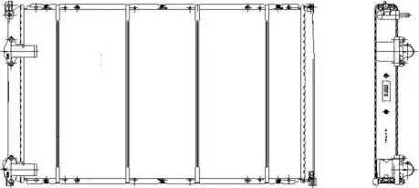 NRF 58214 - Radiators, Motora dzesēšanas sistēma autodraugiem.lv