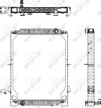 NRF 539568 - Radiators, Motora dzesēšanas sistēma autodraugiem.lv