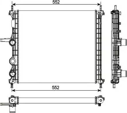 NRF 53986 - Radiators, Motora dzesēšanas sistēma autodraugiem.lv