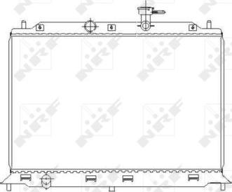 NRF 53491 - Radiators, Motora dzesēšanas sistēma autodraugiem.lv