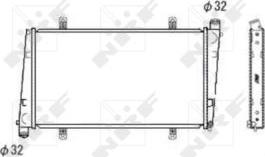 NRF 53483 - Radiators, Motora dzesēšanas sistēma autodraugiem.lv