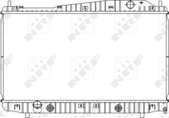 NRF 53482 - Radiators, Motora dzesēšanas sistēma autodraugiem.lv