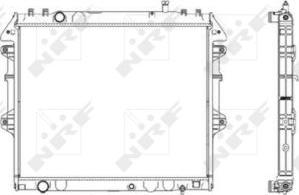 NRF 53541 - Radiators, Motora dzesēšanas sistēma autodraugiem.lv