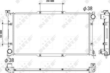 NRF 53512 - Radiators, Motora dzesēšanas sistēma autodraugiem.lv