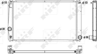 NRF 53589 - Radiators, Motora dzesēšanas sistēma autodraugiem.lv