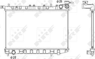 NRF 53583 - Radiators, Motora dzesēšanas sistēma autodraugiem.lv