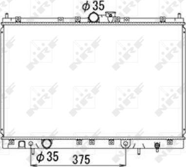 NRF 53690 - Radiators, Motora dzesēšanas sistēma autodraugiem.lv