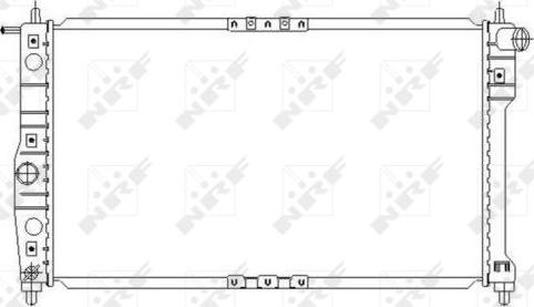 NRF 53649 - Radiators, Motora dzesēšanas sistēma autodraugiem.lv