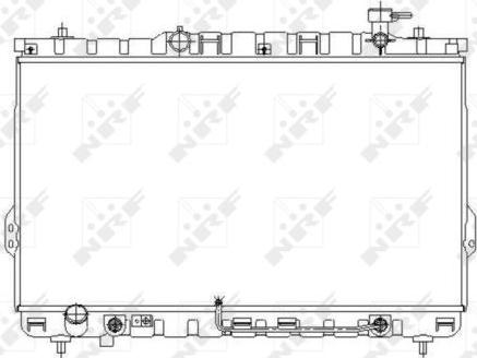 NRF 53646 - Radiators, Motora dzesēšanas sistēma autodraugiem.lv