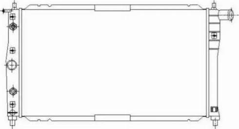 NRF 53648 - Radiators, Motora dzesēšanas sistēma autodraugiem.lv