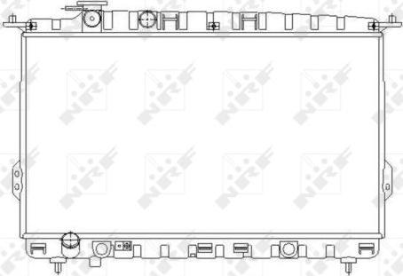 NRF  53642 - Radiators, Motora dzesēšanas sistēma autodraugiem.lv