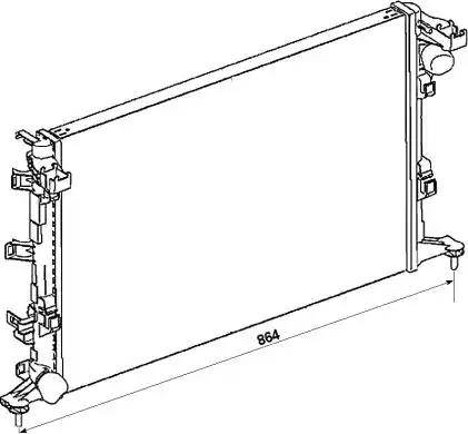 NRF 53067 - Radiators, Motora dzesēšanas sistēma autodraugiem.lv