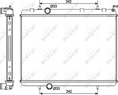 NRF 53112 - Radiators, Motora dzesēšanas sistēma autodraugiem.lv