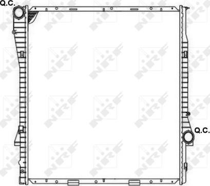 NRF 53183 - Radiators, Motora dzesēšanas sistēma autodraugiem.lv