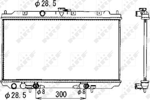 NRF 53390 - Radiators, Motora dzesēšanas sistēma autodraugiem.lv