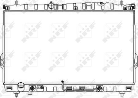 NRF 53354 - Radiators, Motora dzesēšanas sistēma autodraugiem.lv