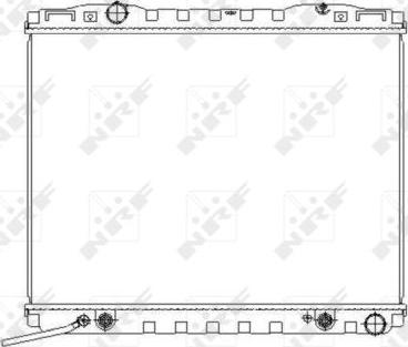 NRF 53366 - Radiators, Motora dzesēšanas sistēma autodraugiem.lv