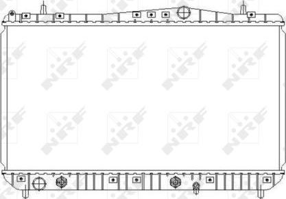 NRF 53385 - Radiators, Motora dzesēšanas sistēma autodraugiem.lv