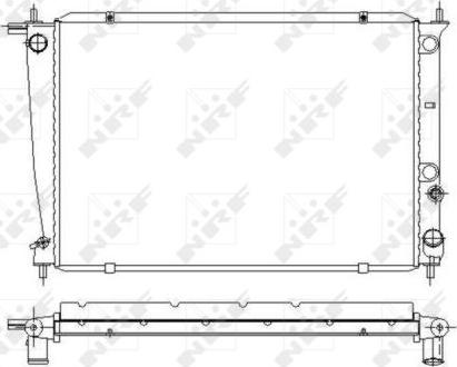 NRF 53371 - Radiators, Motora dzesēšanas sistēma autodraugiem.lv