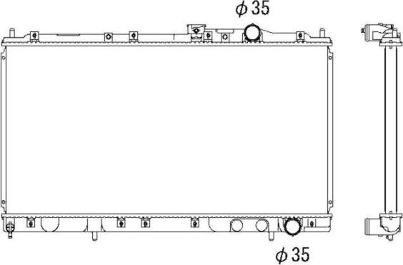 NRF 53298 - Radiators, Motora dzesēšanas sistēma autodraugiem.lv