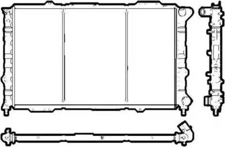 NRF 53242 - Radiators, Motora dzesēšanas sistēma autodraugiem.lv