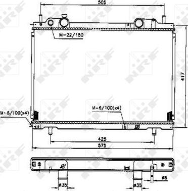 NRF 53200 - Radiators, Motora dzesēšanas sistēma autodraugiem.lv